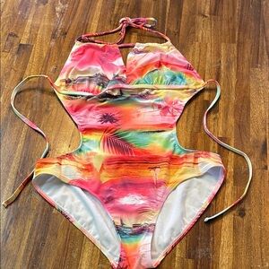 Ocean Pacific Monokini Swim Suit